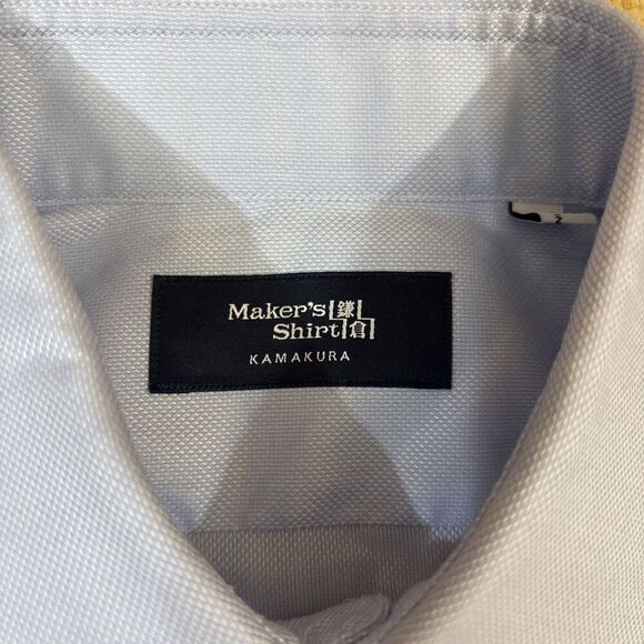Kamakura Makers Dress Shirt  Size 38 15 33.5 NEW NWT - Picture 5 of 9